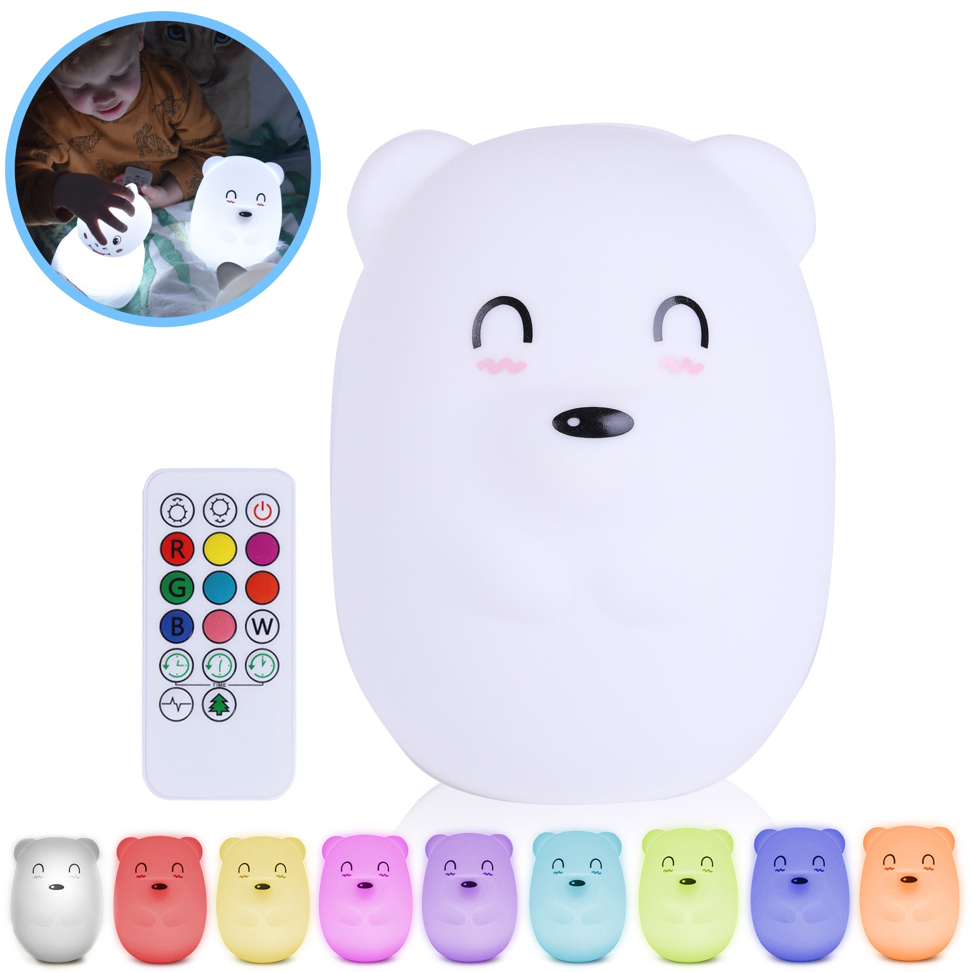 Beer Nachtlamp met Afstandsbediening & TAP-ON functie