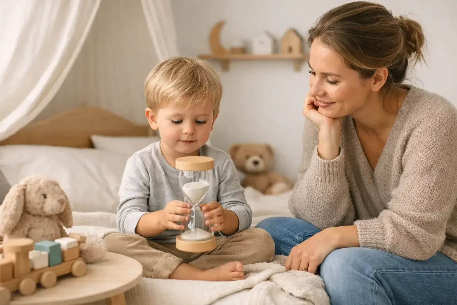 Hoe leer je je peuter wachten zonder strijd?