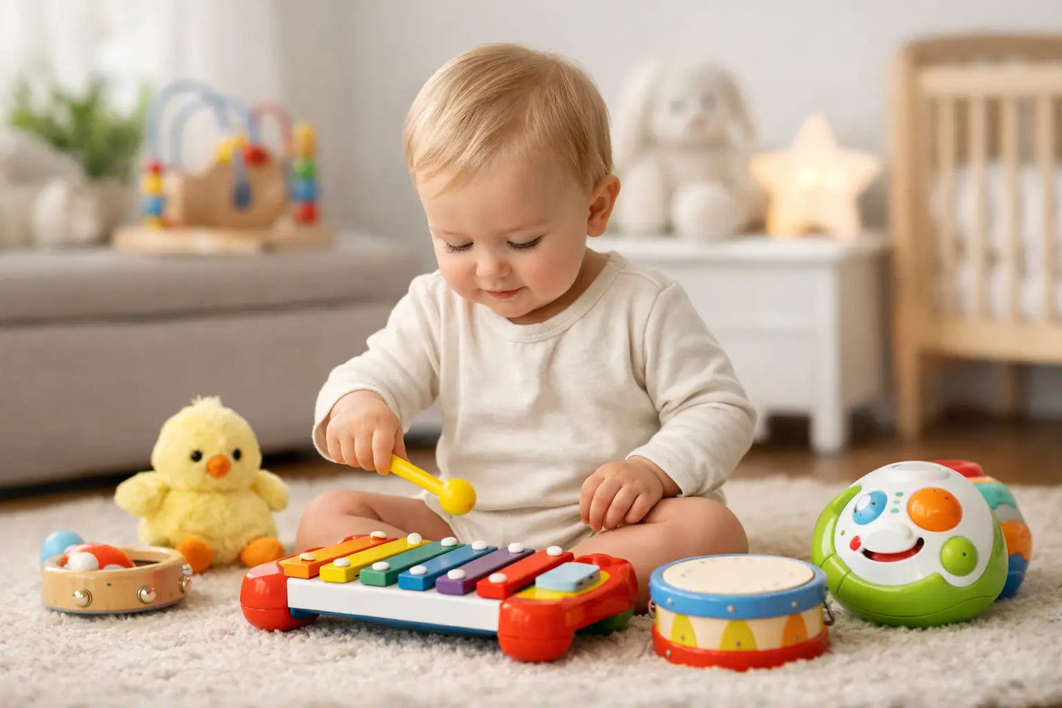 Muzikaal speelgoed voor baby’s veilig kiezen