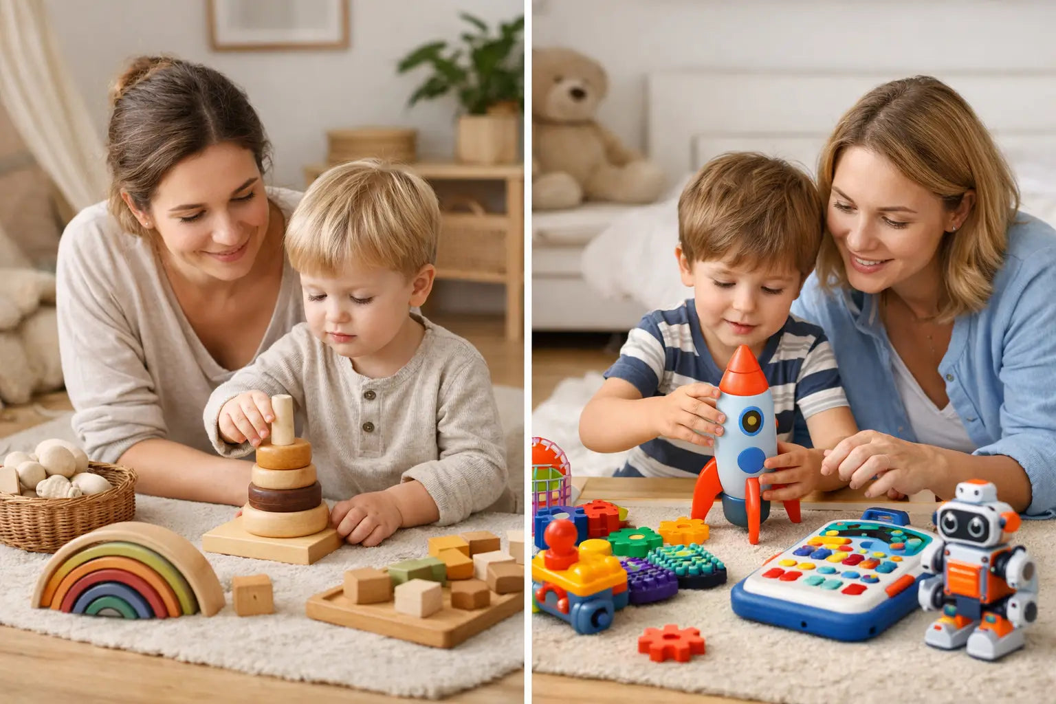 Montessori speelgoed versus educatief speelgoed