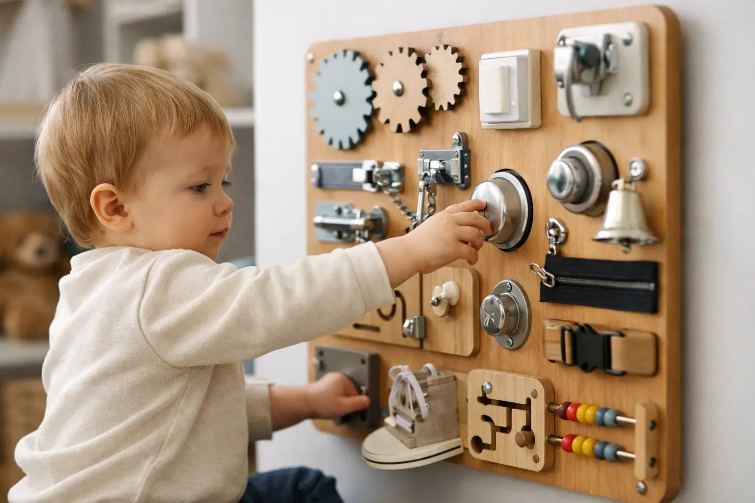 Wat is een busy board en waarom vinden kinderen het zo leuk?