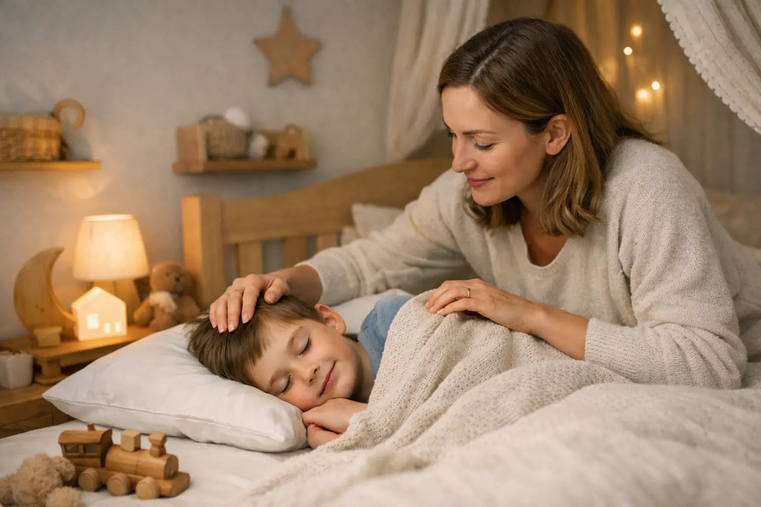 Rustgevende bedtijdroutine voor je kind opbouwen
