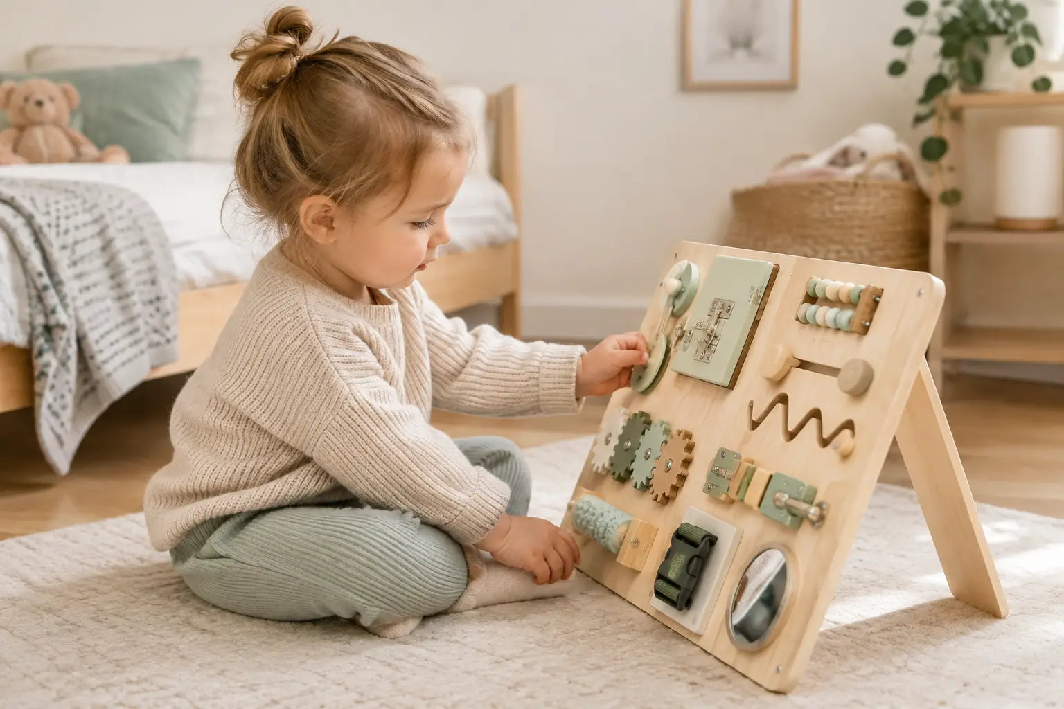 Houten activiteitenbord voor peuters: review en tips