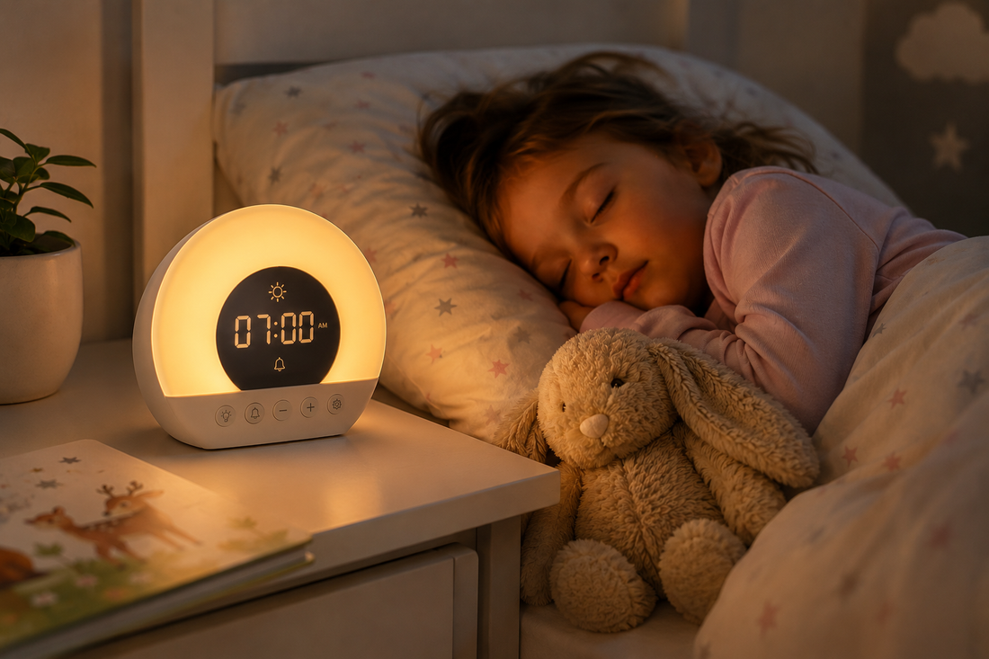 Kinderwekker en nachtlampje: rustiger slapen voor kinderen