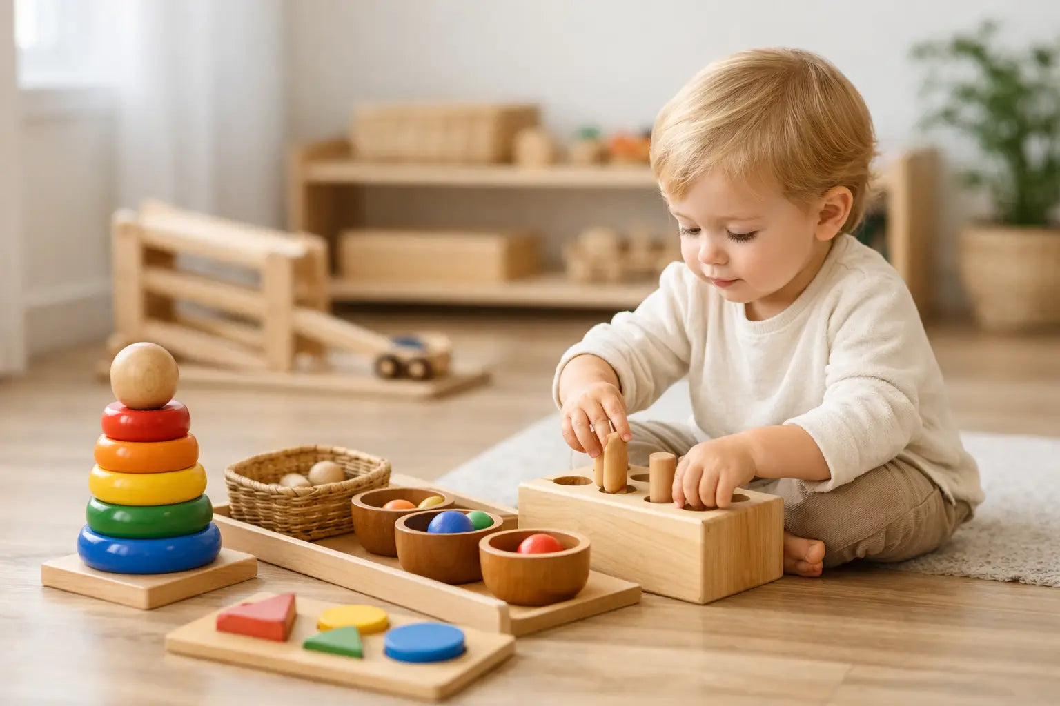 Montessori speelgoed voor 2 jaar: wat werkt echt?