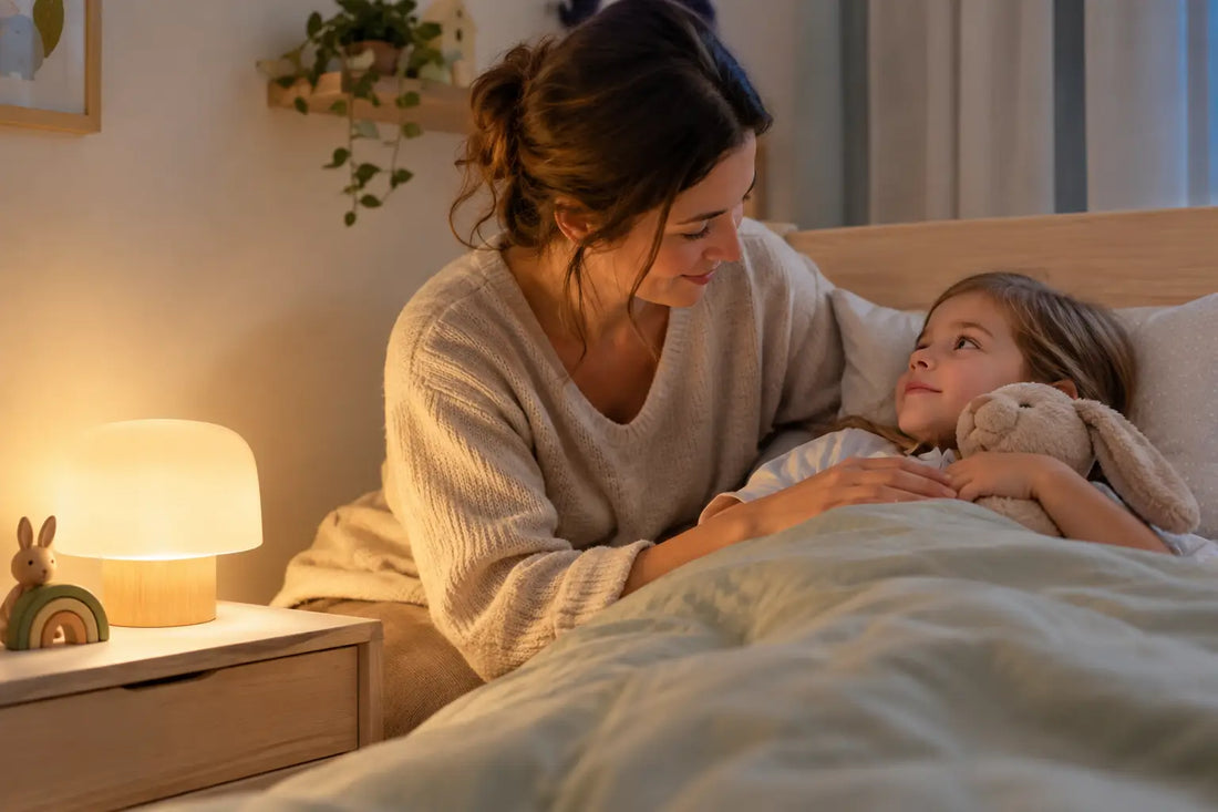 Nachtlampje te fel? Zo creëer je rust bij bedtijd