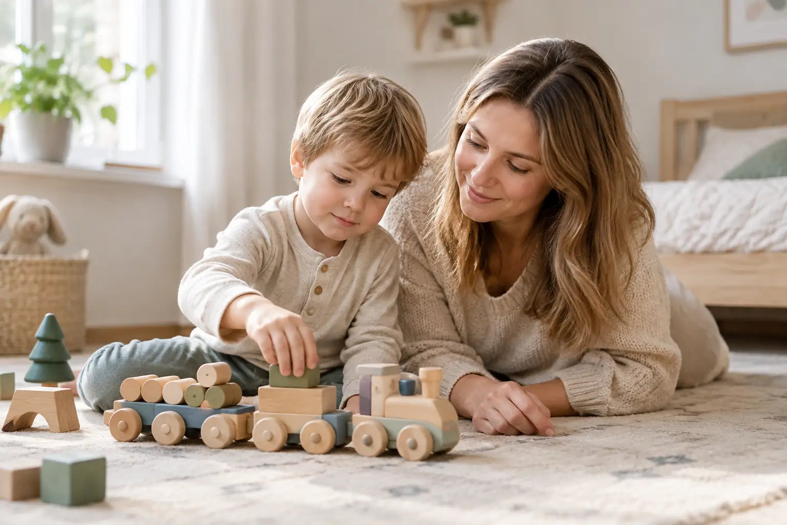Houten speelgoed kiezen dat lang meegaat