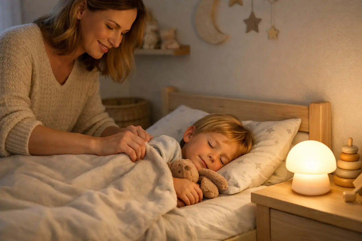 Slaaplamp voor je kind juist gebruiken: zo doe je dat thuis