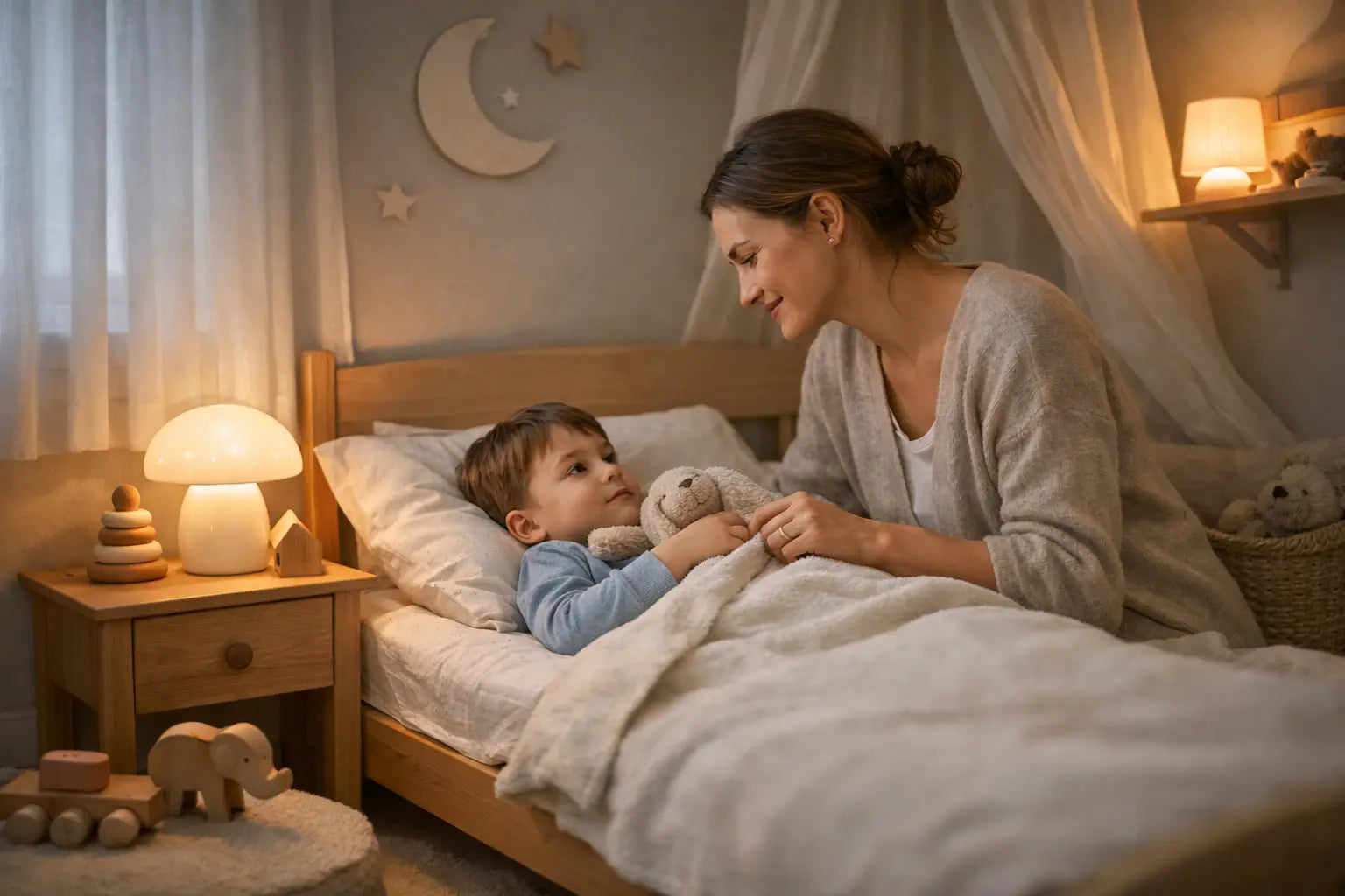 Gids voor kinderkamerverlichting die rust geeft