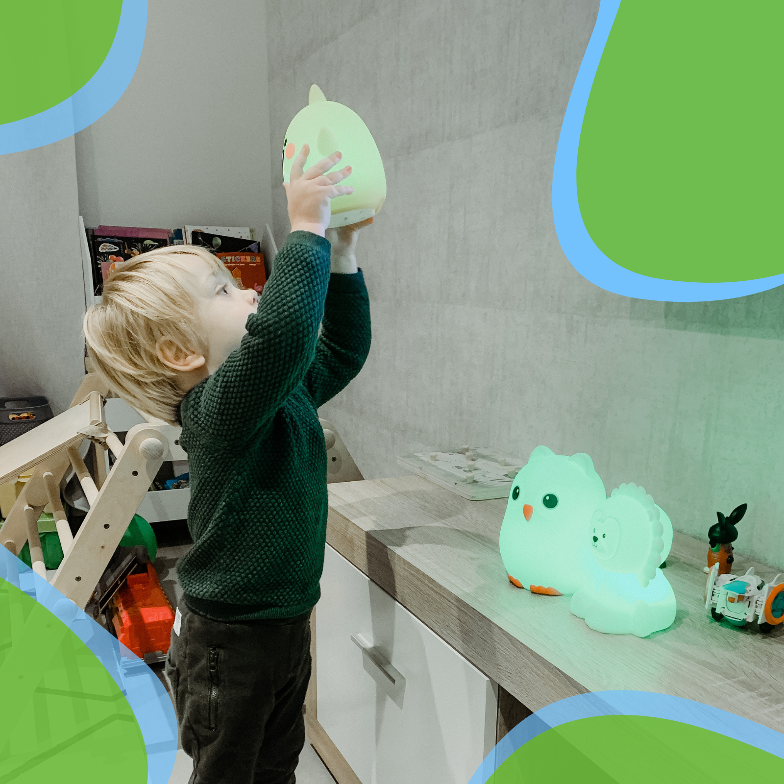 Voor de eerste stapjes naar een betere wereld. Kadoing, duurzaam speelplezier