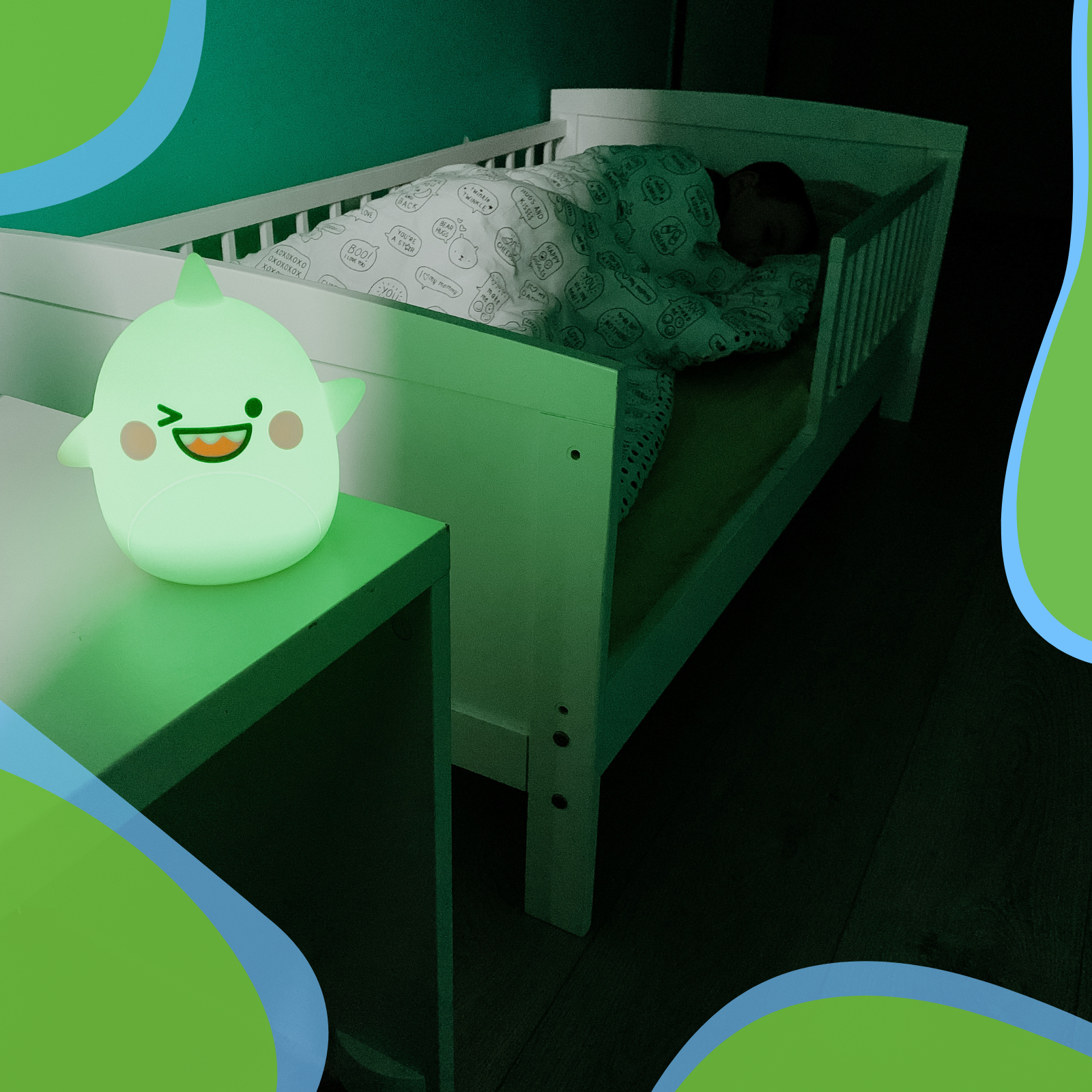 Voor de eerste keer doorslapen. Kadoing, duurzaam speelplezier