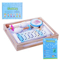 Kadoing® Houten Muziek Set - Montessori Speelgoed - Met Opbergkrat & Muziekboekje