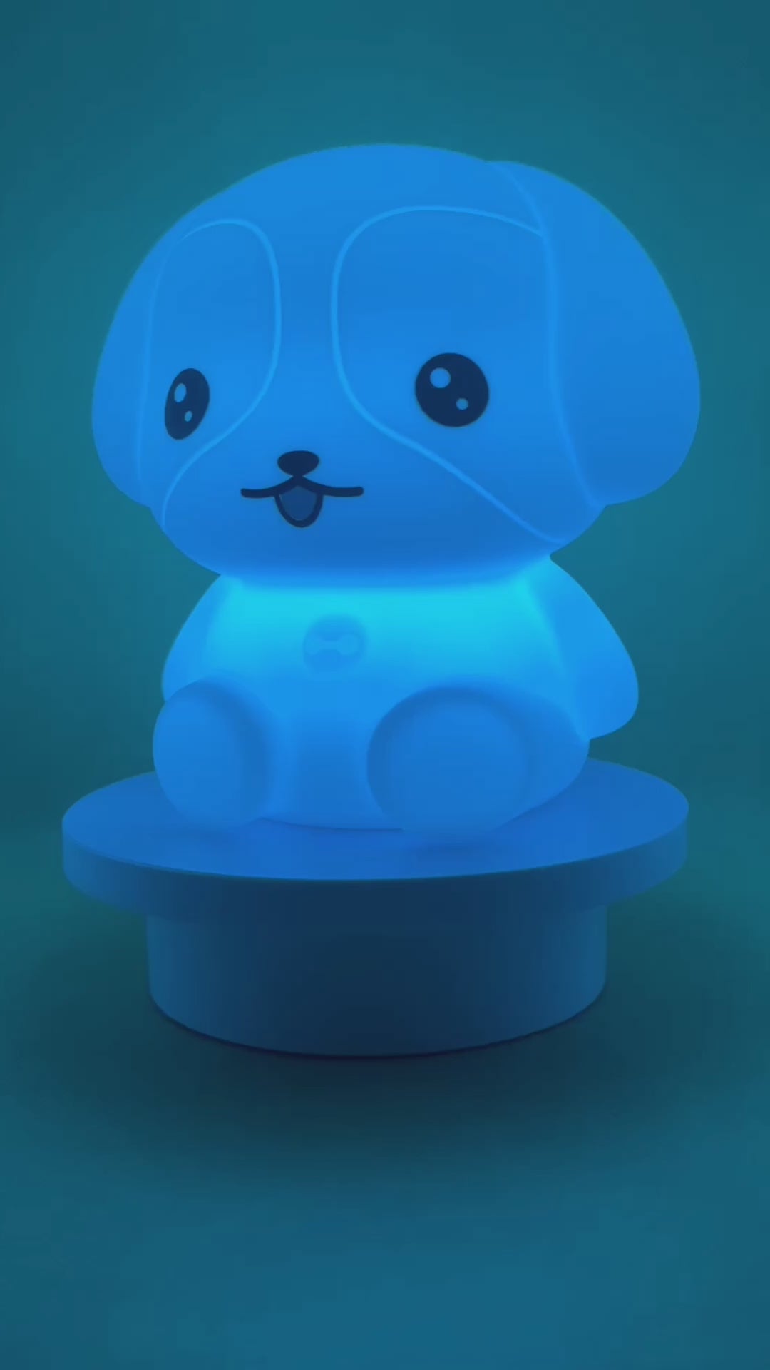 360graden demonstratievideo van het Puppy nachtlampje van Kadoing