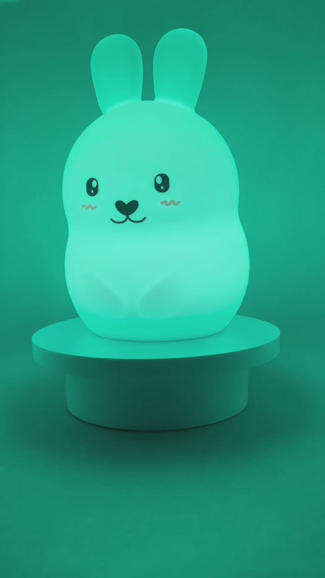 360graden demonstratievideo van het Konijn nachtlampje van Kadoing